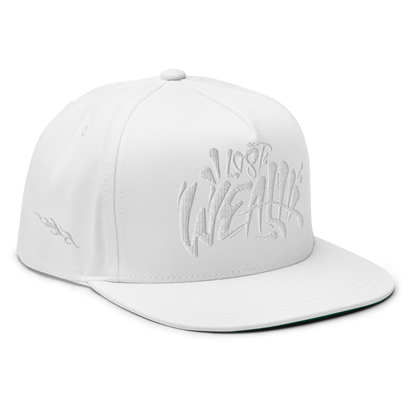 “Graffiti white” Snapback