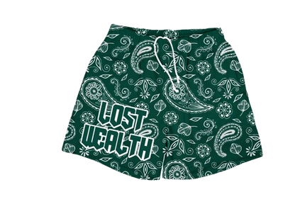 “Paisley patch” Shorts