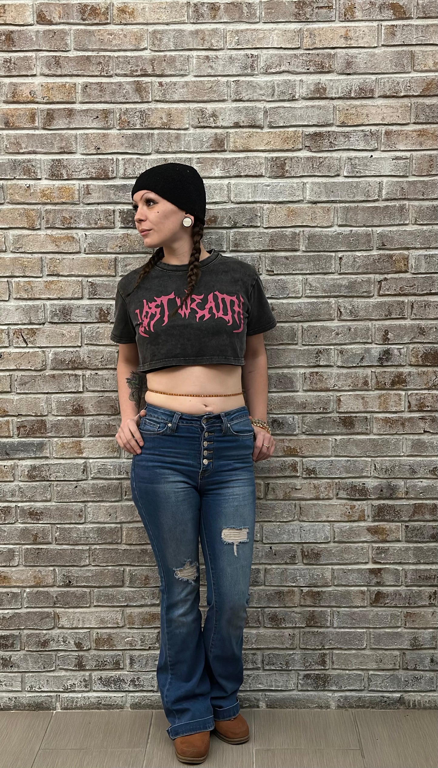 “Lost wealth” Crop top