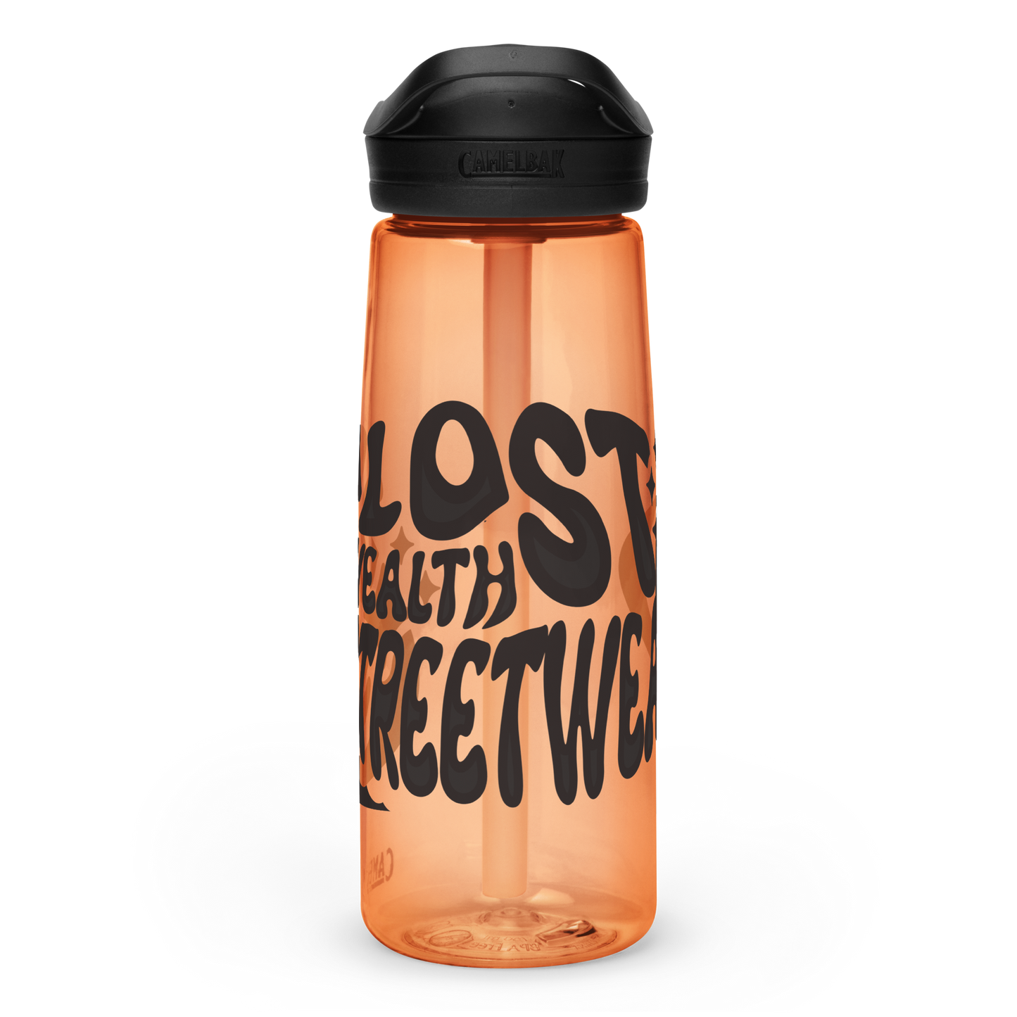 Lost wealth water bottle