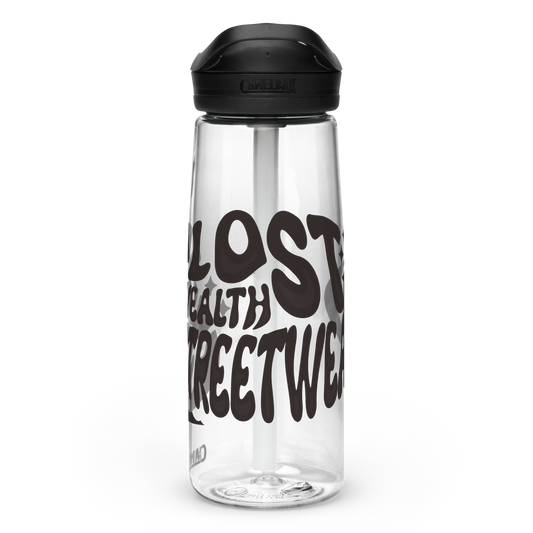 Lost wealth water bottle