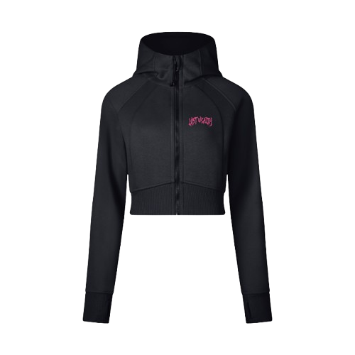 “Ember Fade” Cropped zip up