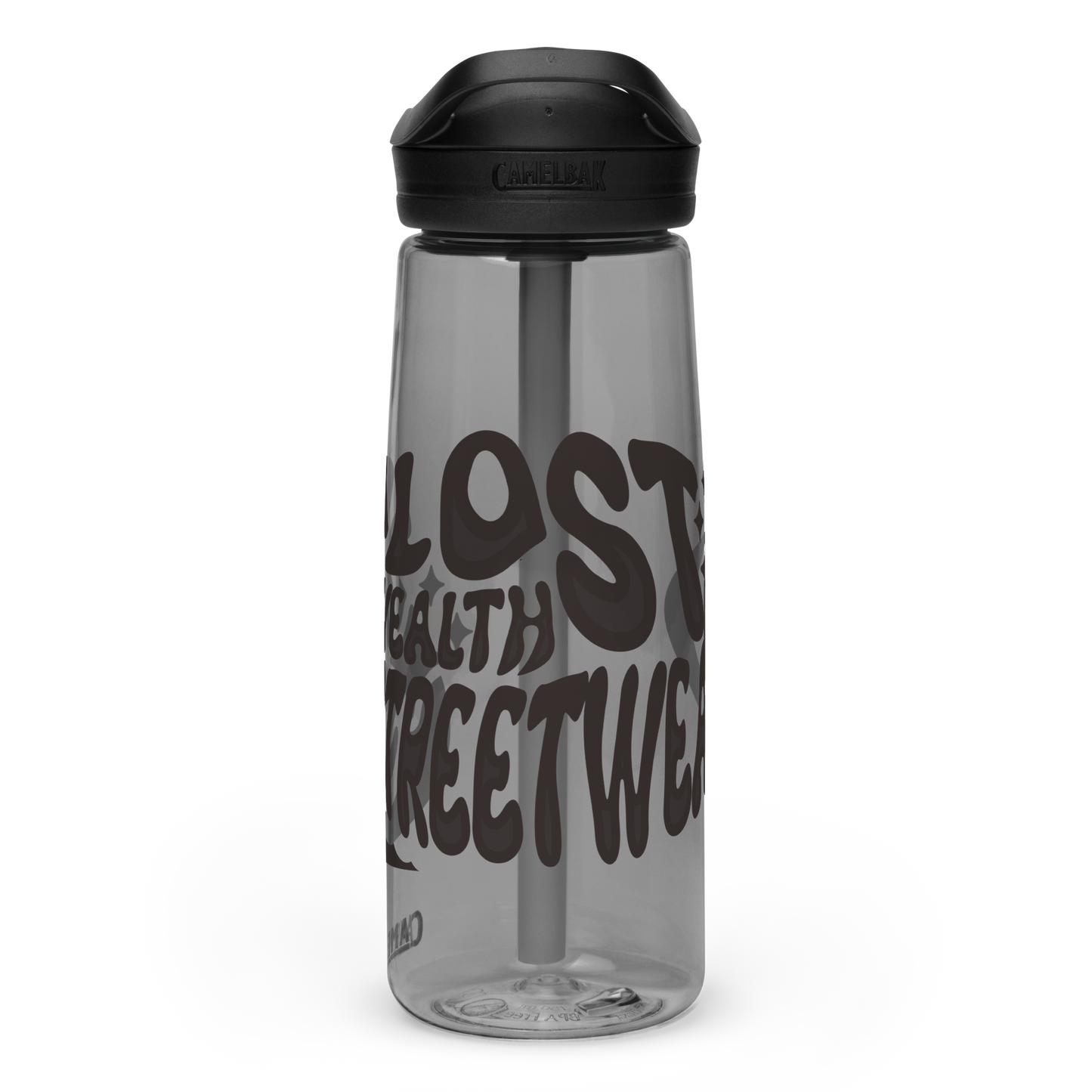 Lost wealth water bottle