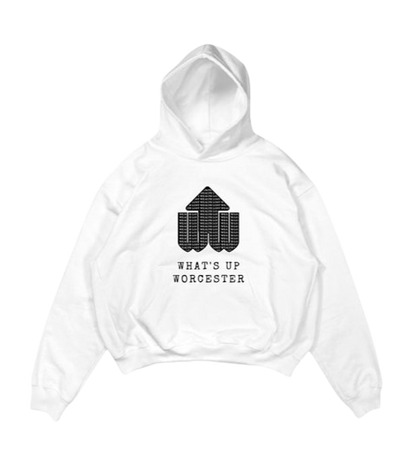 “What’s Up Worcester X Lost wealth militia” Hoodie on sale!