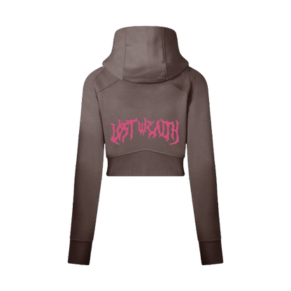 “Ember Fade” Cropped zip up