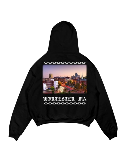 “What’s Up Worcester X Lost wealth militia” Hoodie on sale!