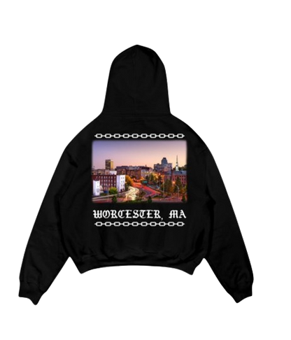 “What’s Up Worcester X Lost wealth militia” Hoodie on sale!