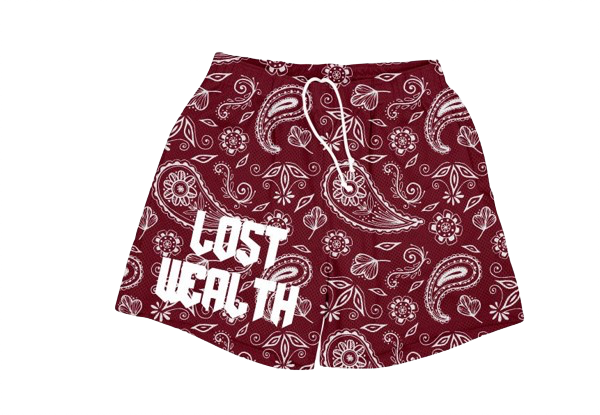 “Paisley patch” Shorts