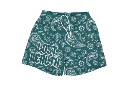 “Paisley patch” Shorts