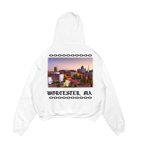 “What’s Up Worcester X Lost wealth militia” Hoodie on sale!