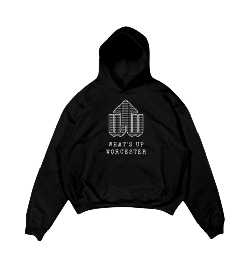 “What’s Up Worcester X Lost wealth militia” Hoodie on sale!