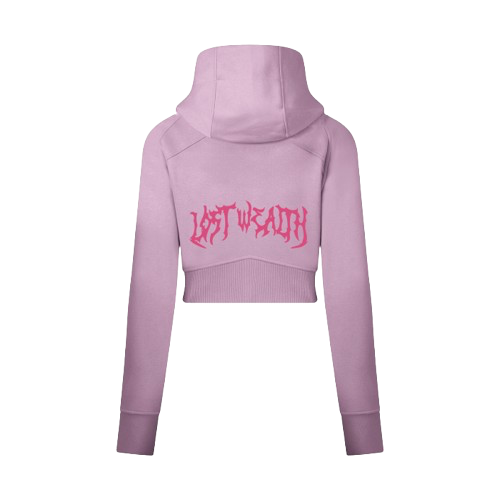 “Ember Fade” Cropped zip up